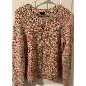 Talbots acrylic-wool Sweater- multi color CN369 size small‎